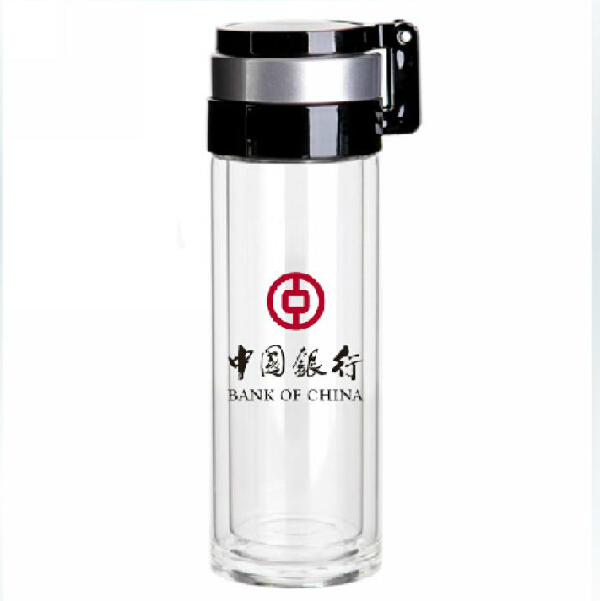 山东济南中国银行定制杯子广告杯厂家晶立方免费提供印字-广告杯