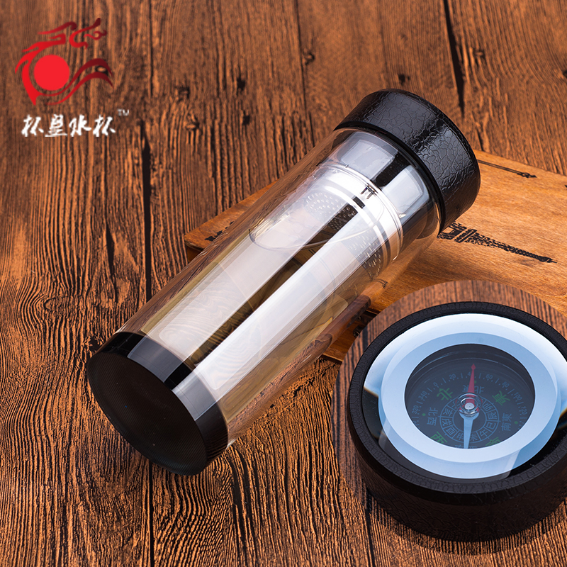 指南针玻璃杯