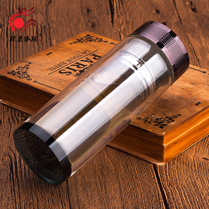 玻璃杯,厂家,双层,水晶,男,女士,带茶,漏,【,